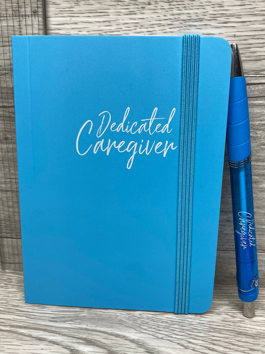 Dedicated Caregiver Notebook and Pen
