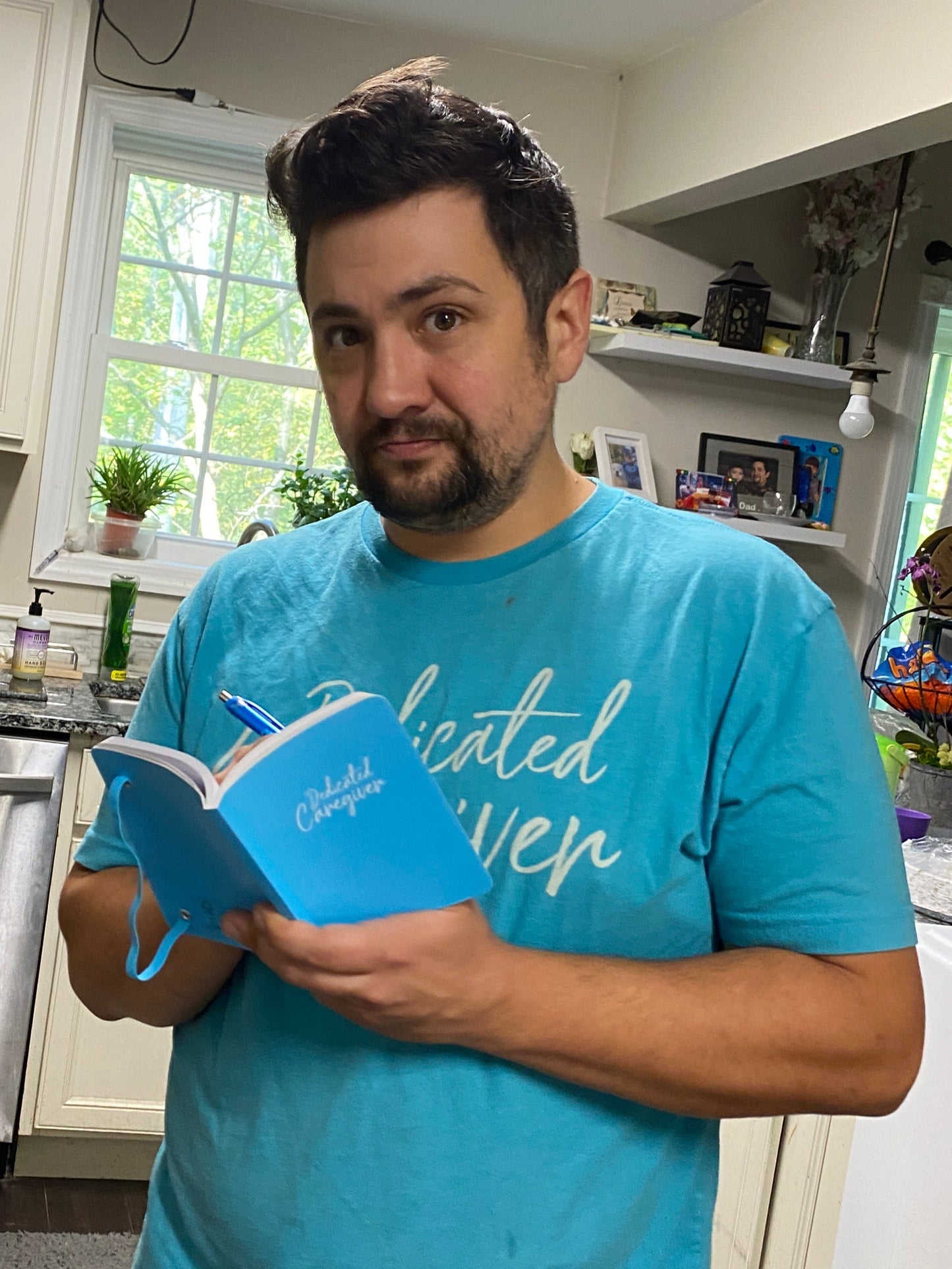 Dedicated Caregiver Notebook and Pen